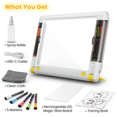 Geokay doodle tablet promotes screen-free creativity for kids.