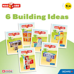 Geomag MagiCube Animal Friends side attachment demonstrates building on all sides