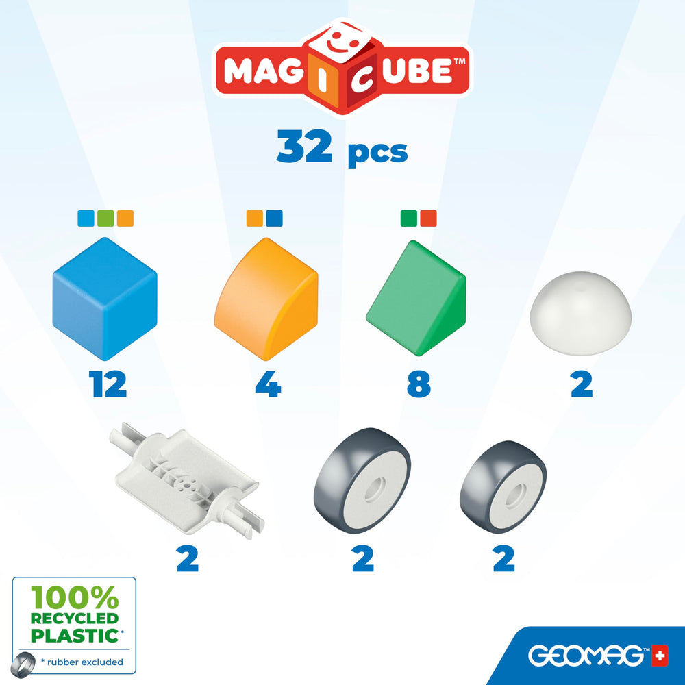Geomag MagiCube animal-theme cubes spark imaginative play and visual discrimination