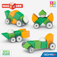 Geomag Magicube easy-grip blocks help toddlers develop fine motor skills.