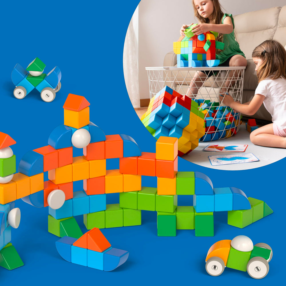 Geomag Magicube magnetic blocks enable stable stacking and 3D creativity.
