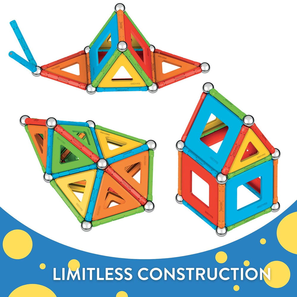 Geomag Supercolor ideal for kids five and up for imaginative construction.