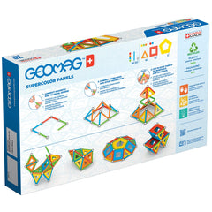 Geomag Supercolor rods and spheres support modular construction for open-ended projects.