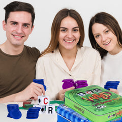 George and Company LCR wild green tin features twist with extra move options for variety