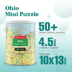 Geotoys Ohio mini can travel pack supports on-the-go learning