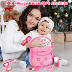 GERBIT cosmetic mirror plush with soft mirror for self-play
