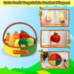 GERBIT strawberry plush with squeaker for engaging play.
