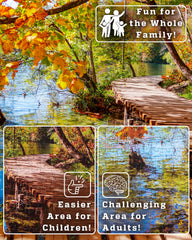 Gerjato detailed HD photo puzzle close-up, crisp imagery for engaging assembly