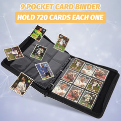 GERMUN premium PU leather exterior provides durable protection for cards during transport.