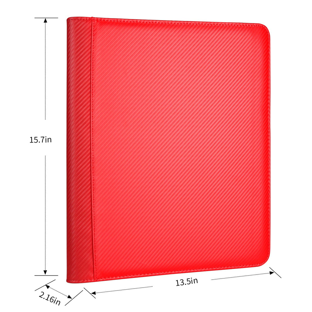 GERMUN 9-pocket pages, dual-sided for easy access.