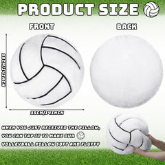 Gerrii soft plush sports pillows: 14-inch size, durable, easy to wash for living room comfort.