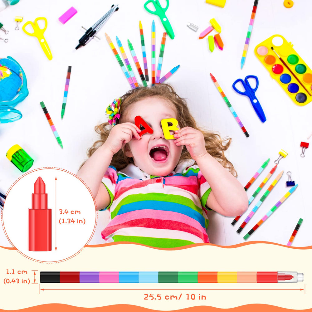 Gersoniel bright colors for vivid drawings and learning.