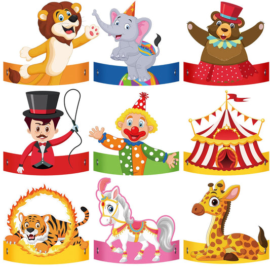 Gersoniel circus hats in varied styles brighten kids' party photos