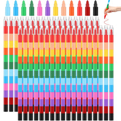 Gersoniel stackable crayons assembly for creative play.