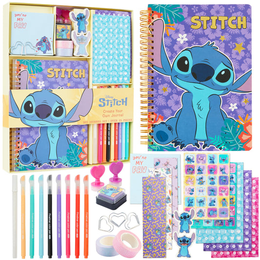 Get Trend Disney Stitch journal cover with vibrant art to spark kid creativity