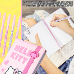Get Trend Hello Kitty pink notebook for journaling and school notes.