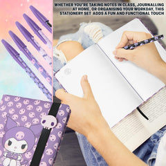 Get Trend Kuromi purple pencil case keeps supplies neatly organized