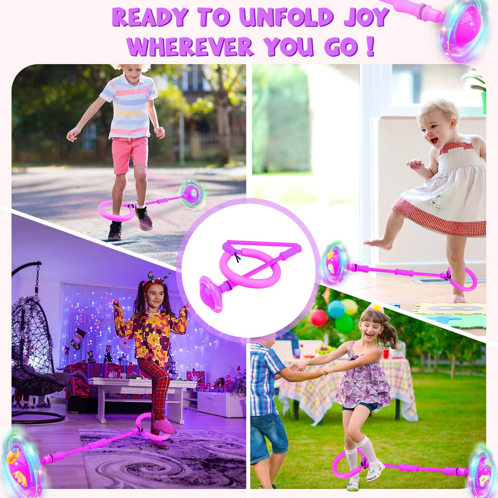 Getatoy ankle skip ball sticker set personalizes playtime