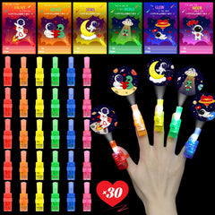 GEWUJATOP finger light rocket design glows vividly for party favors and celebrations.