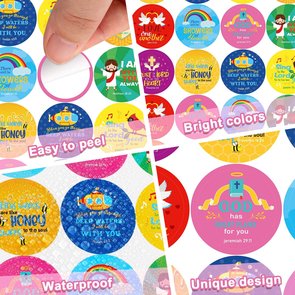 Geyee Christian stickers for kids for creative decorating and classroom activities.