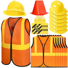 Geyoga kids construction vest for quick dressing and comfortable wear.
