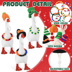 Geyoga goose costume mix and match creates charming holiday scenes for photos.