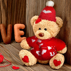 Geyoga Valentine doll scarves provide warm, stylish accents for plush companions.