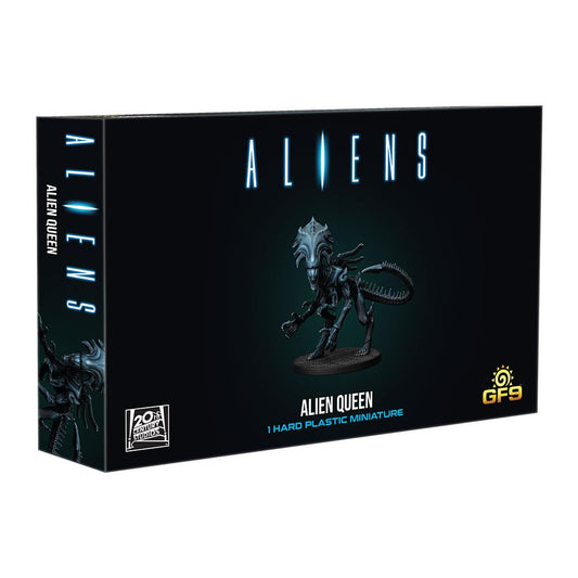 Gale Force Nine Alien Queen miniature in hard plastic, ideal for tabletop battles.