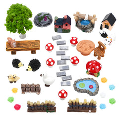 GGSTDDUP dollhouse miniatures compact decorations for desks and displays