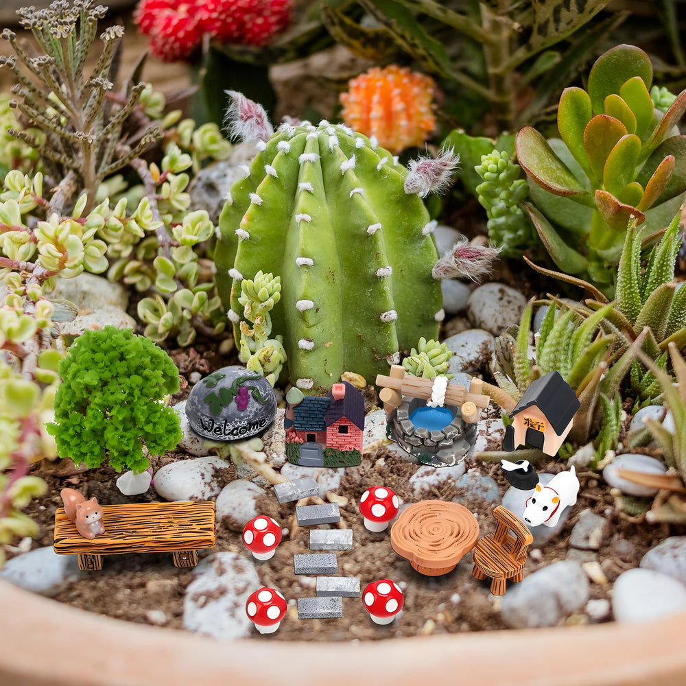GGSTDDUP fairy garden ornaments spark creativity in craft projects