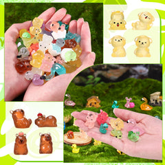 GGSTDDUP resin dog glows at night for playful display