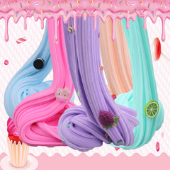 GHFEOOHN storage-friendly slime containers keep colors fresh when not in use