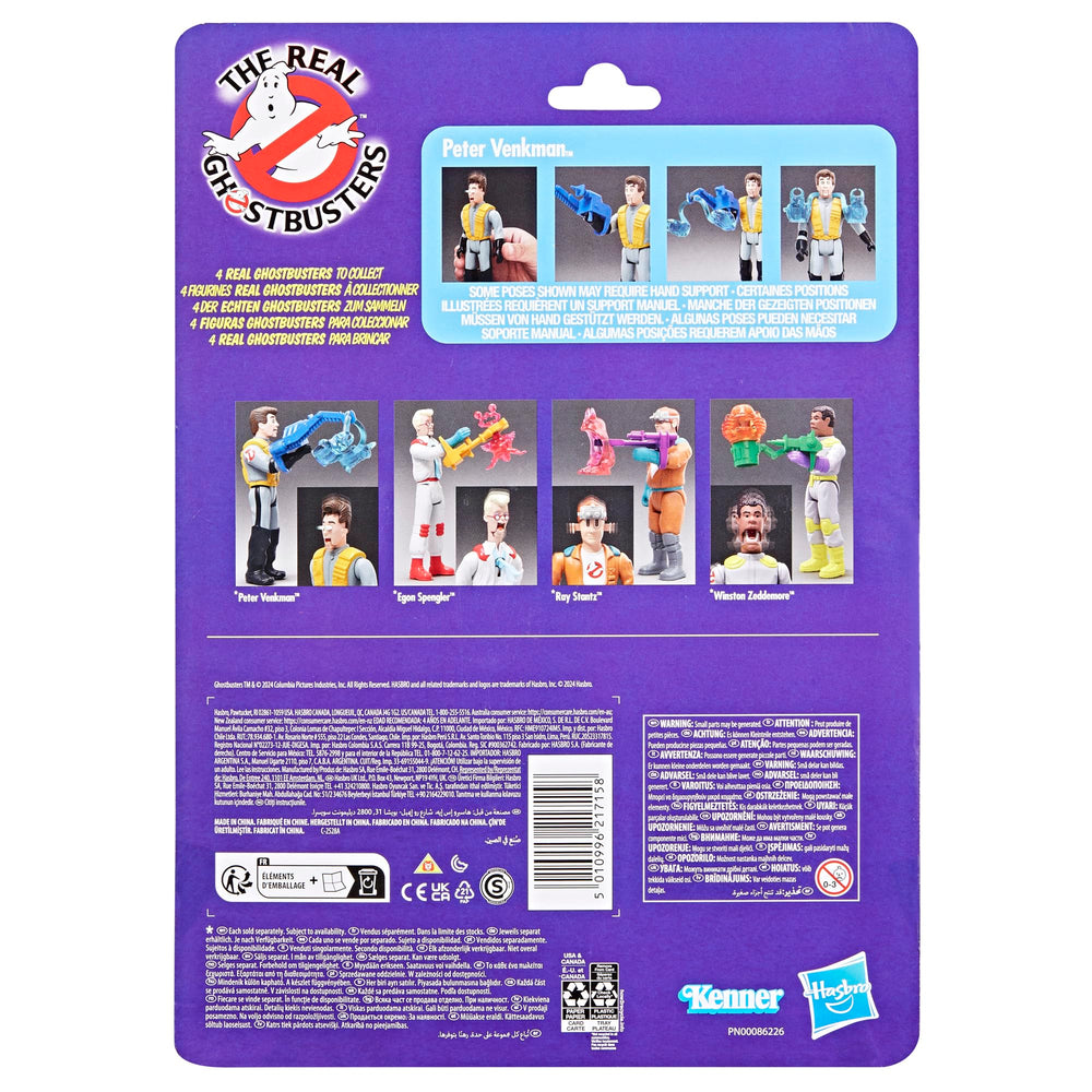 Ghostbusters Kenner classic packaging evokes authentic 1980s branding for collectors.