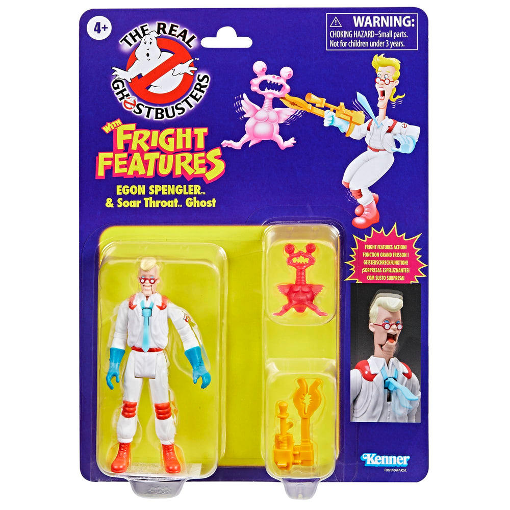 Ghostbusters Kenner Classics Egon Spengler toy packaging evokes retro nostalgia for collectors