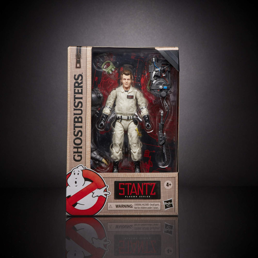 Ray Stantz figure in classic 1984 styling boosts fan display.