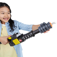 Ghostbusters Zap & Blast blaster emits over 20 sounds for pretend hunts.