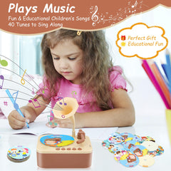 Ghousetec Kids Phonograph showing child-safe design with rounded edges