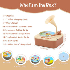 Ghousetec Kids Phonograph in use during playtime for storytelling and music