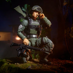 Highly poseable Hawk figure for dynamic action dioramas.