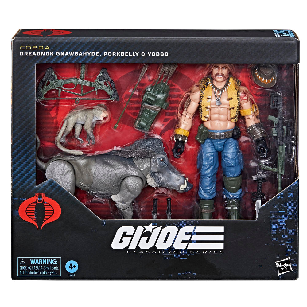 G.I. Joe Gnawgahyde with Porkbelly the warthog for dynamic diorama setups.