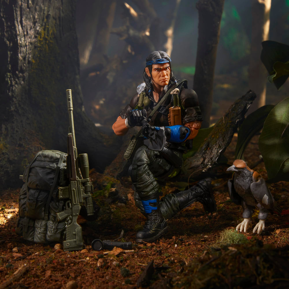 G.I. Joe Niyol with golden eagle companion for dramatic display.