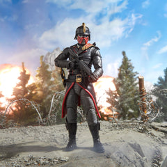 G.I. Joe Iron Grenadier articulation points highlighted for pose options