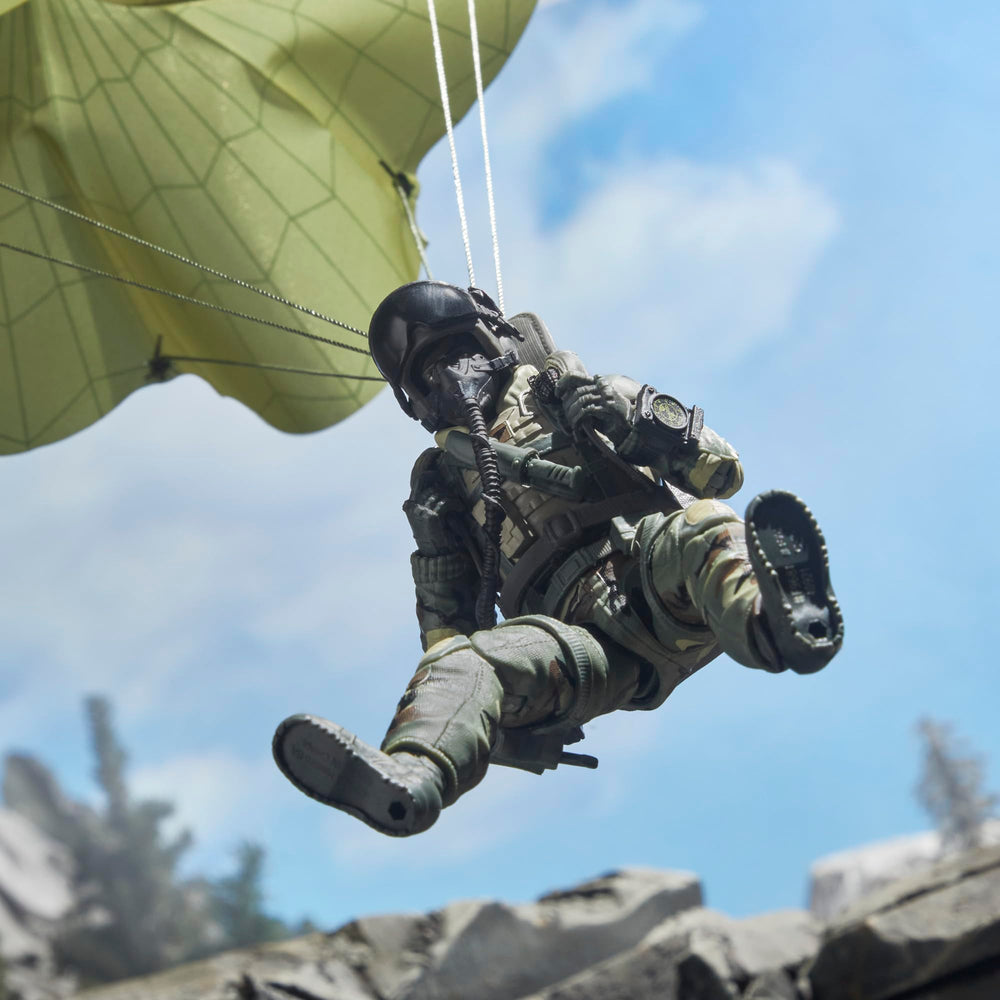 GI Joe wrist altimeter provides at-a-glance field data cues.