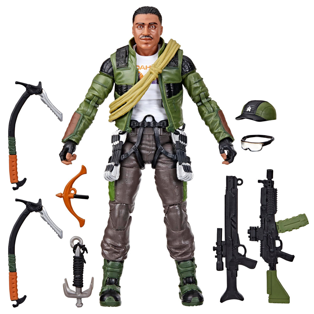 G.I. Joe Classified Albert Alpine Pine front view for dynamic display and poseable action