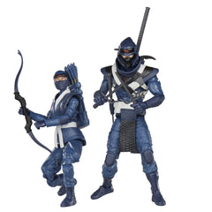 G.I. Joe Classified Blue Ninjas 2-Pack front view shows premium articulation for dynamic posing.
