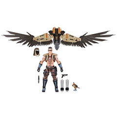 G.I. Joe CHIP Raptor Talon with wings for dramatic action poses.