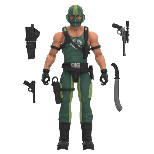 G.I. Joe Cobra Copperhead figure in dynamic pose with accessories for play