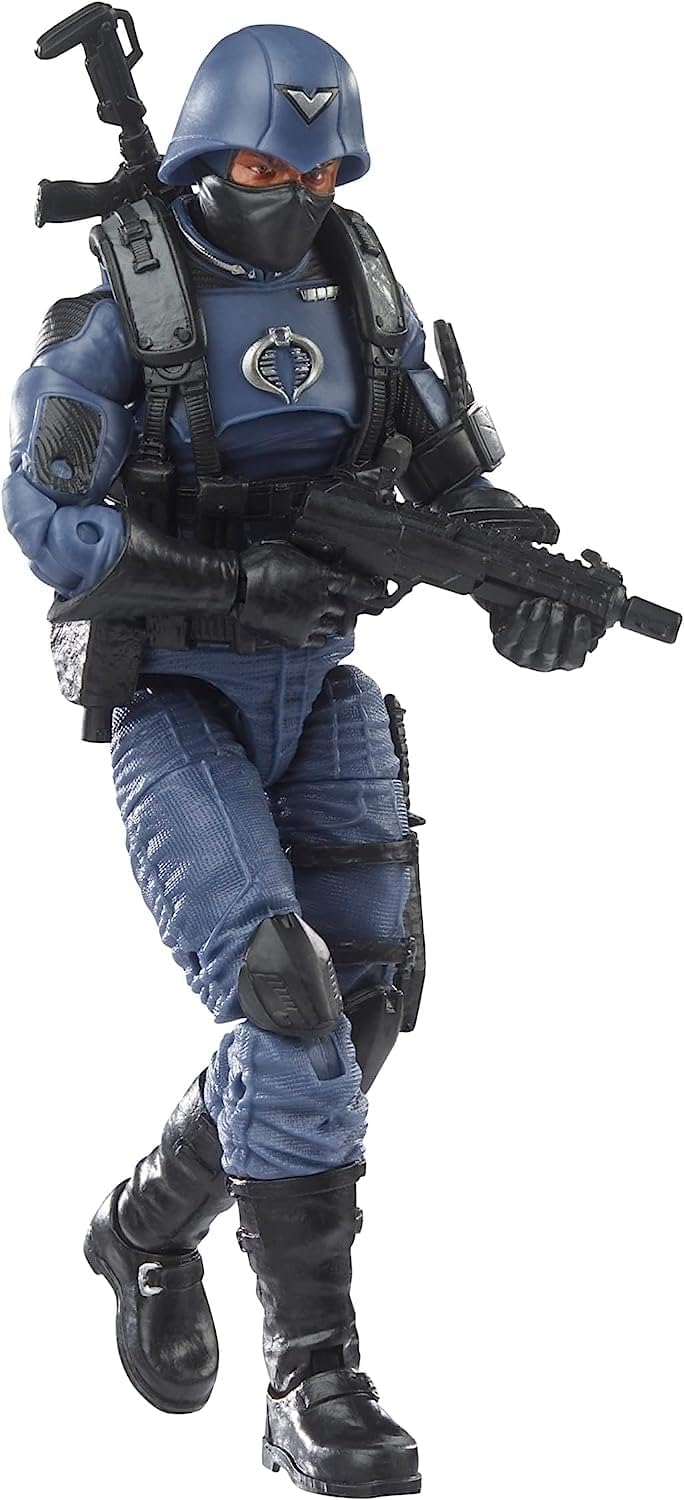 G.I. Joe Cobra Officer detailing highlights premium deco for fans.
