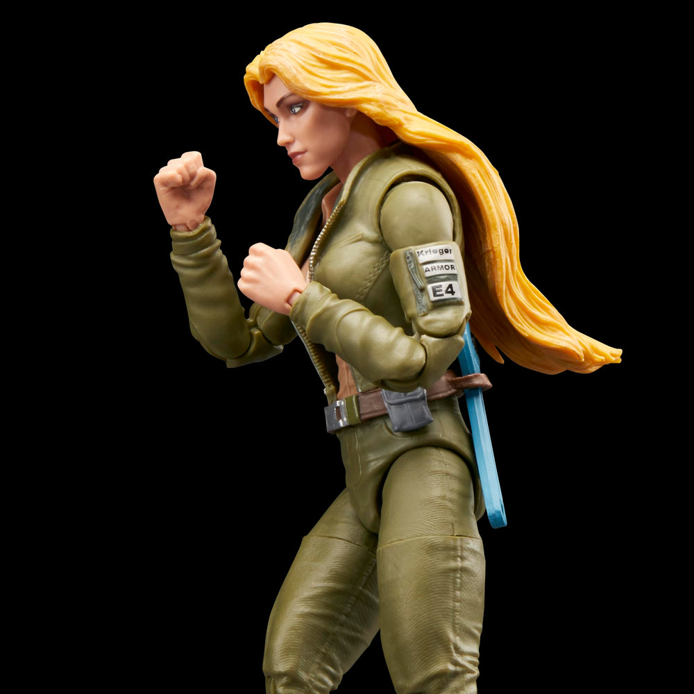 G.I. Joe Cover Girl Krieger alt head with cap for varied looks.