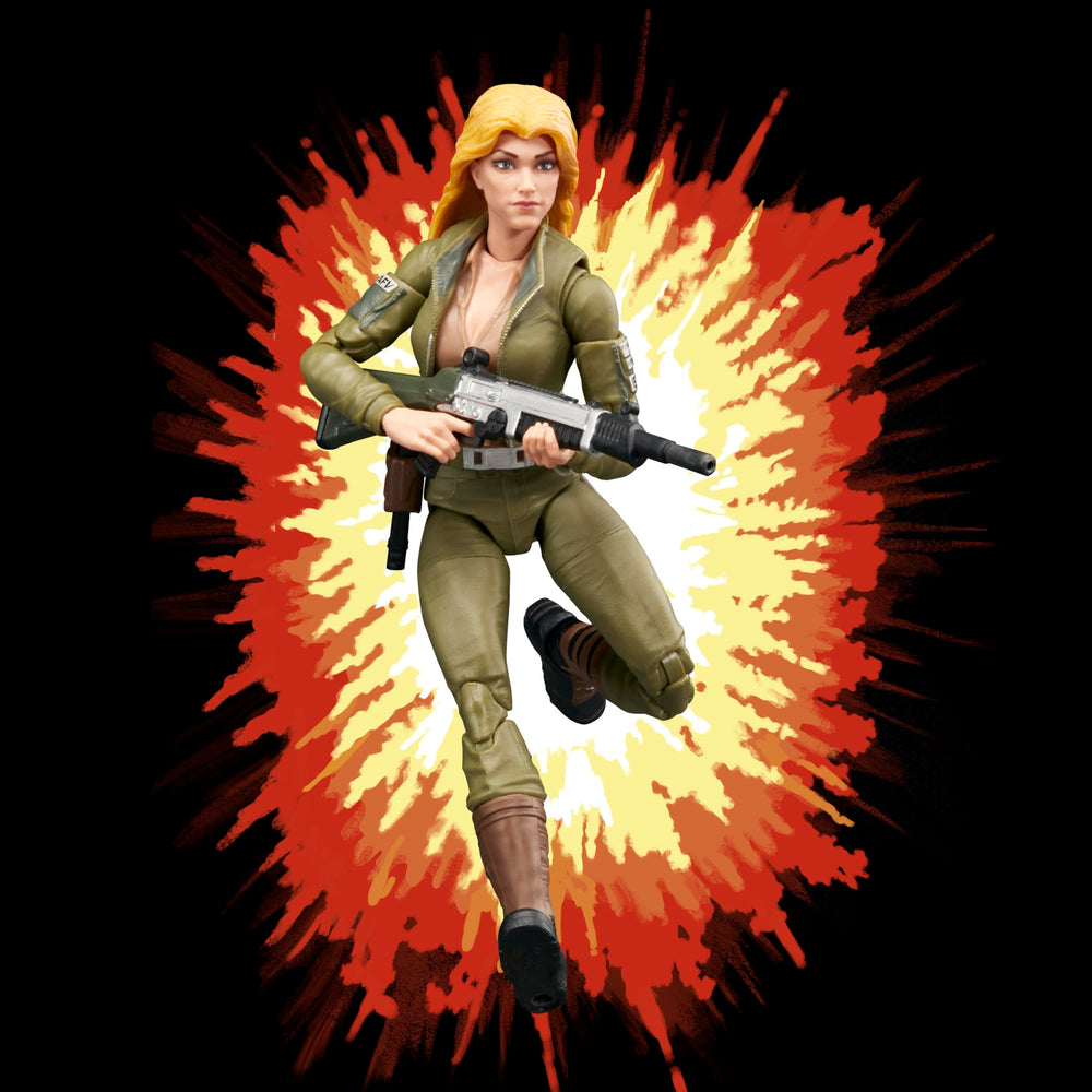 G.I. Joe Cover Girl Krieger classic cardback art for collection.
